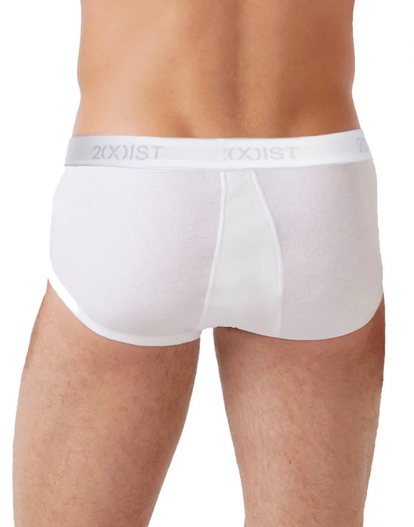 2xist Men's 3-Pack Essential Core Fly-Front Brief 020039