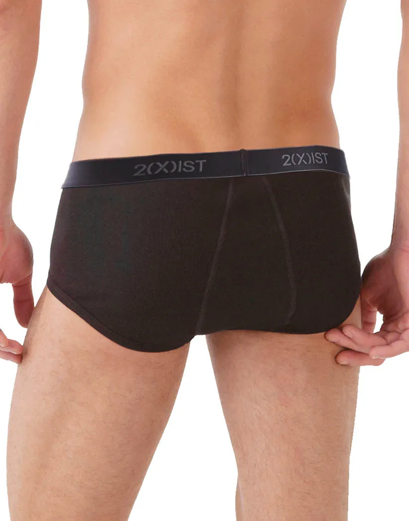 2xist Men's 3-Pack Essential Core Fly-Front Brief 020039