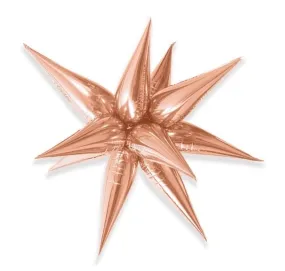 40" Exploding Star Cluster - Rose Gold