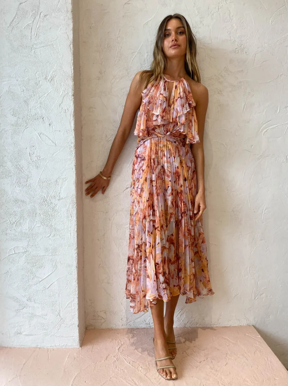 Acler Catherine Dress in Lilac Brush