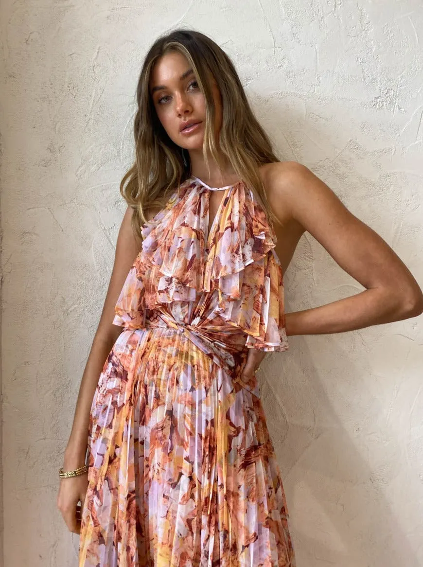Acler Catherine Dress in Lilac Brush