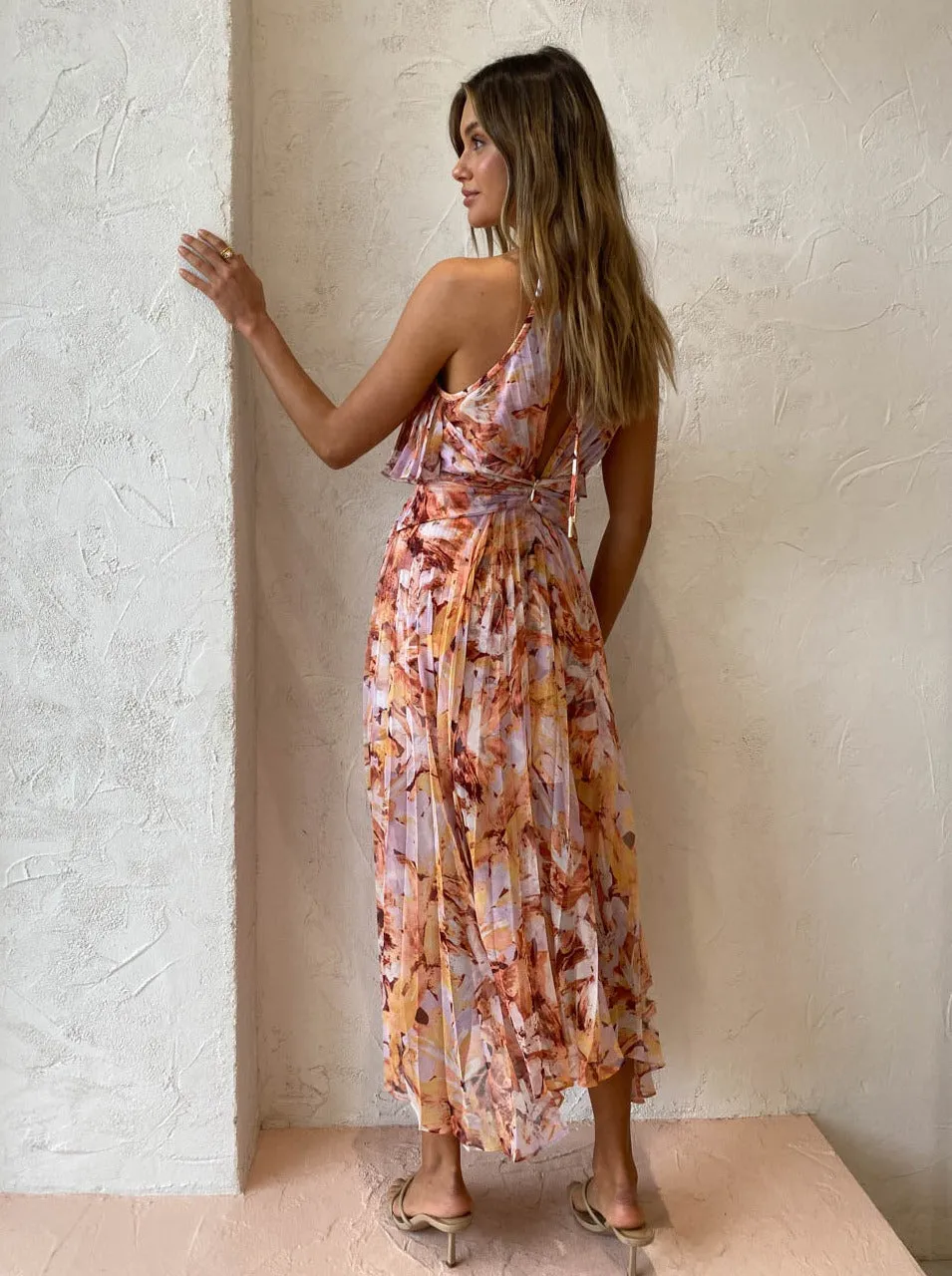 Acler Catherine Dress in Lilac Brush