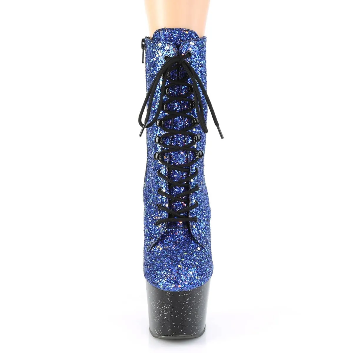 ADORE-1020MG Black & Purple Calf High Boots