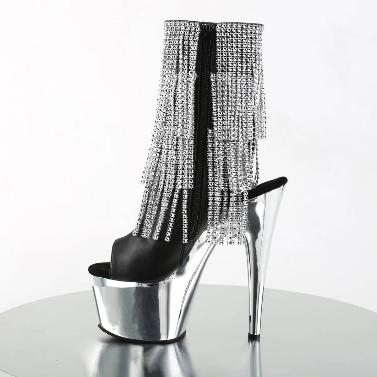 ADORE-1024RSF Rhinestone Fringe Boots