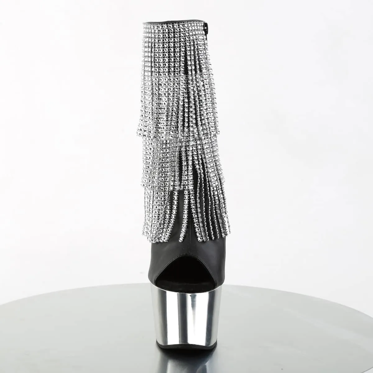 ADORE-1024RSF Rhinestone Fringe Boots