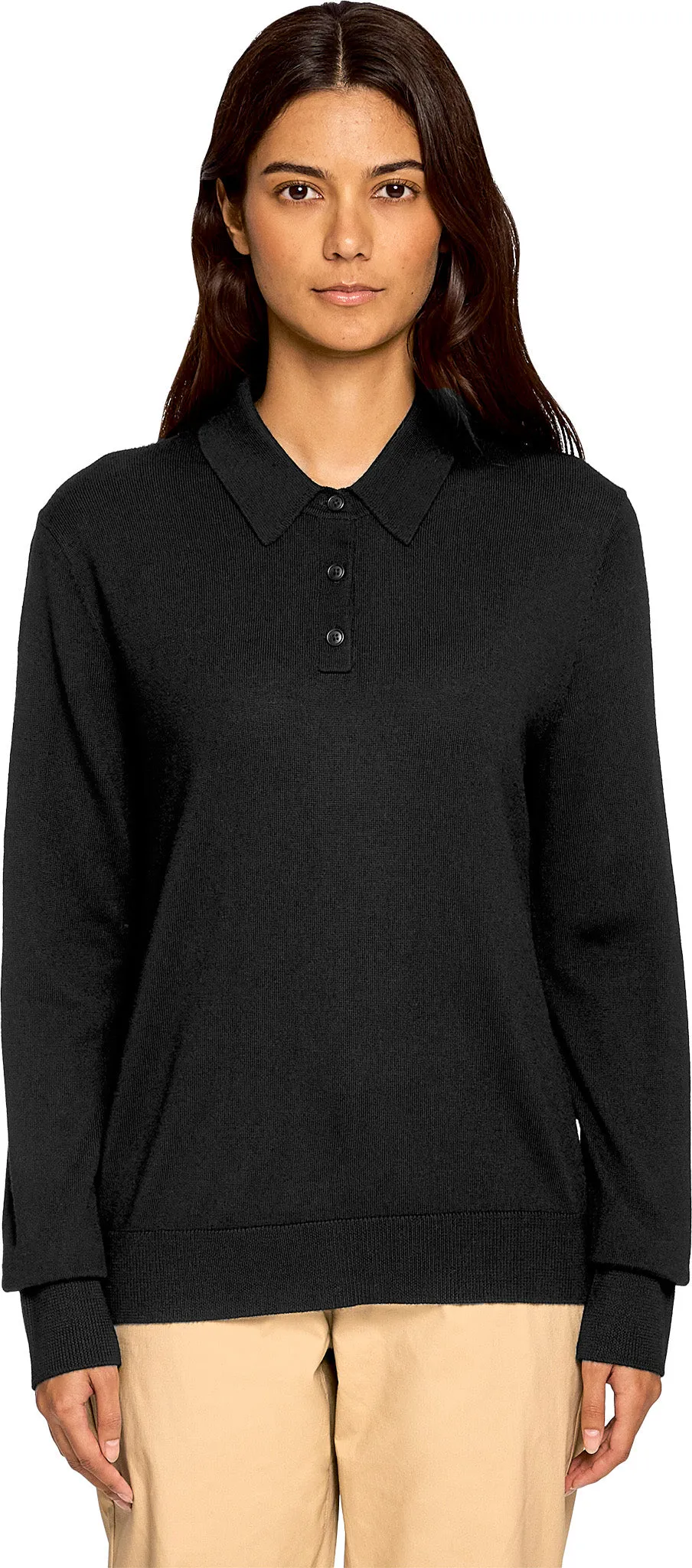 Alvalade Lightweight Long-Sleeve Merino Knit Polo - Women's|-|Polo léger à manches longues en mérinos Alvalade - Femme