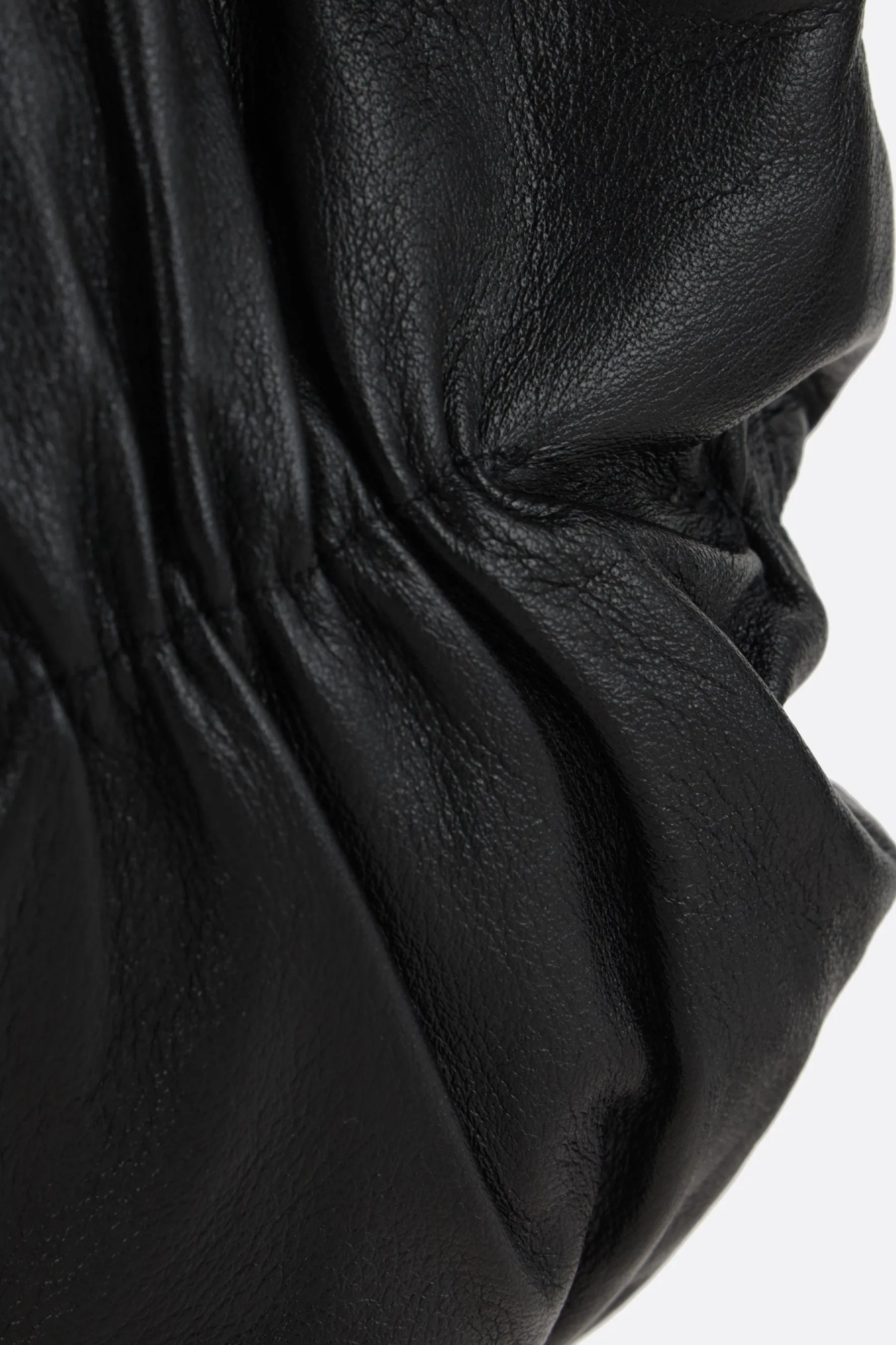 Ananas grainy leather crossbody bag