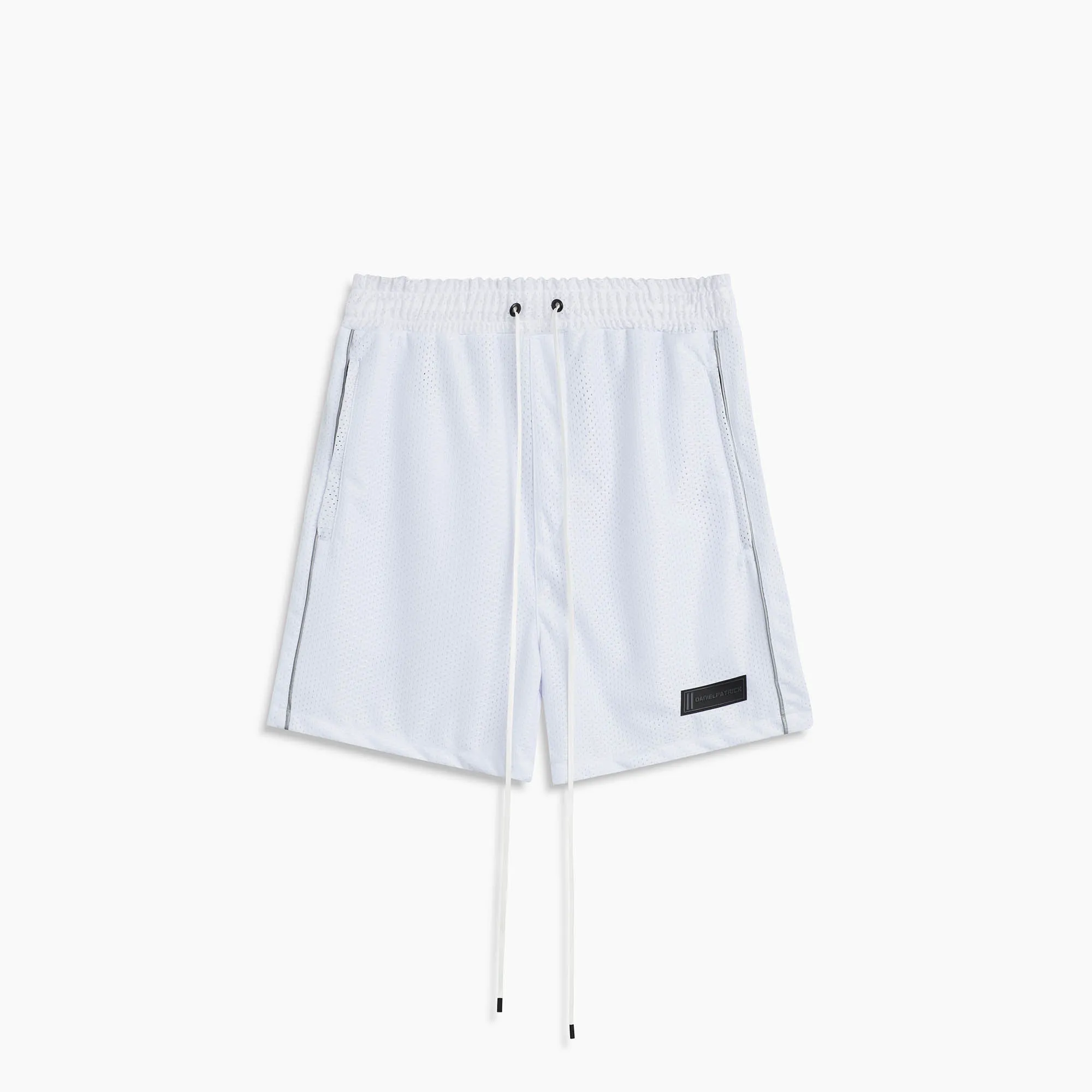 b-ball mesh gym short / white   3M