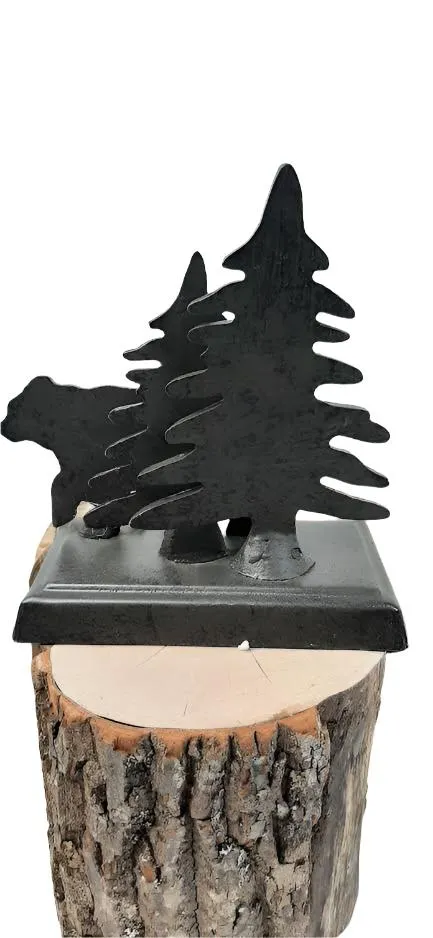 Black Bear in Forest Stocking Hanger