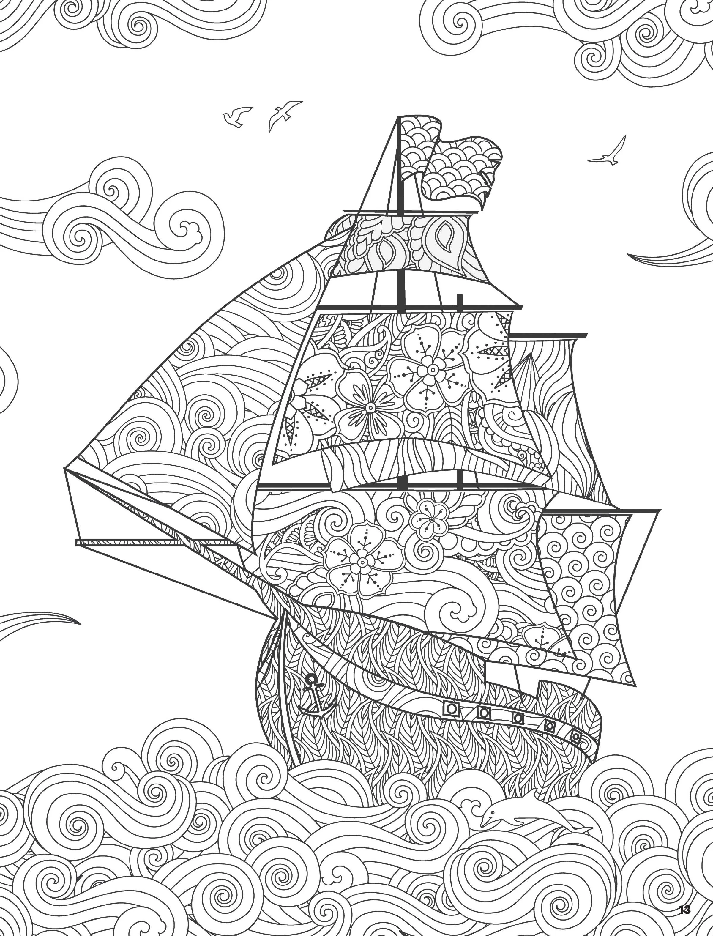 Brilliant Escapes - Landscapes, Animals, & Scenery Coloring Book: 48 Pages of Intricate Designs To Distract & Relax As You Enjoy this Adult Coloring Book