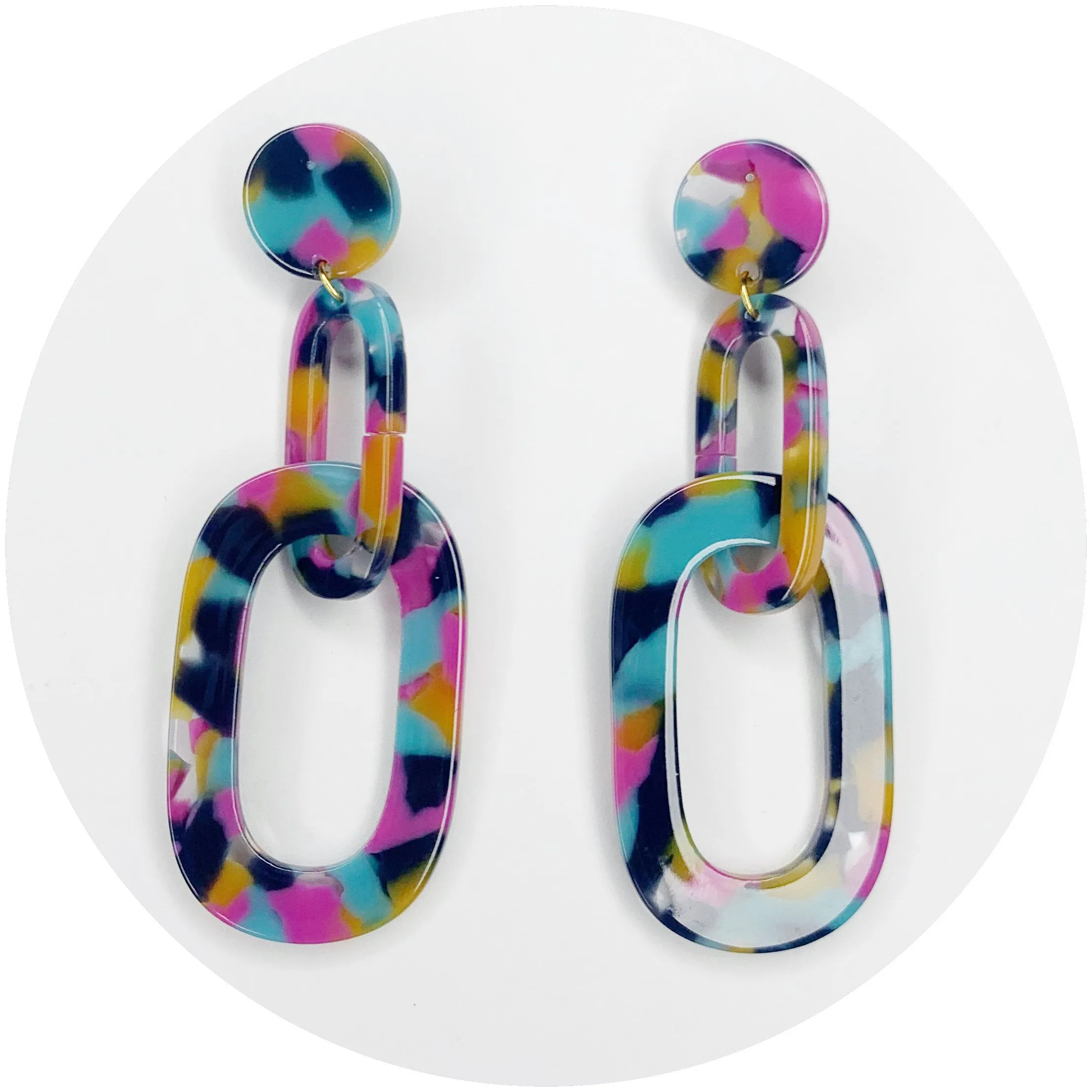 Cabana Acrylic Earrings