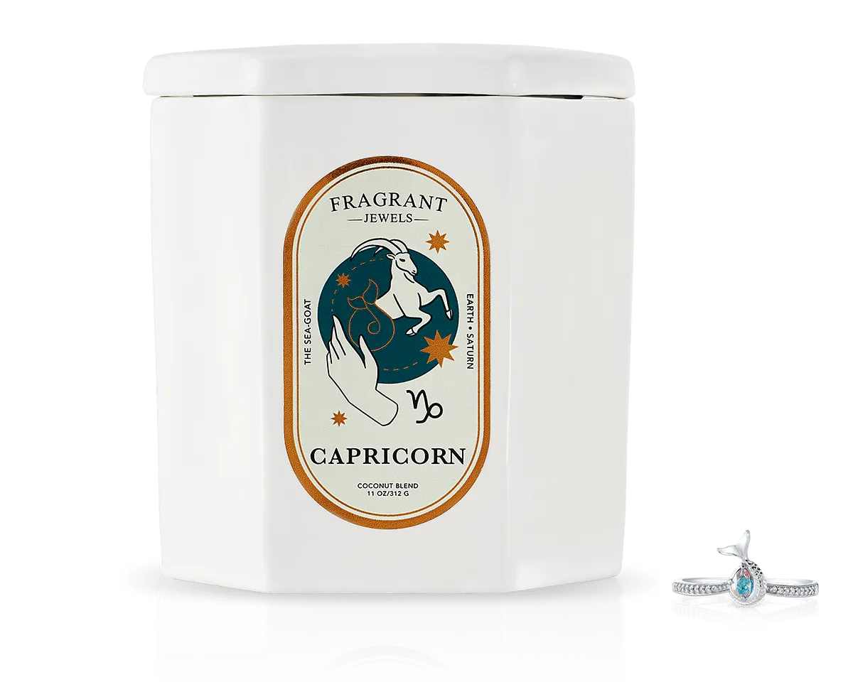 Capricorn, The Goat - Jewel Candle