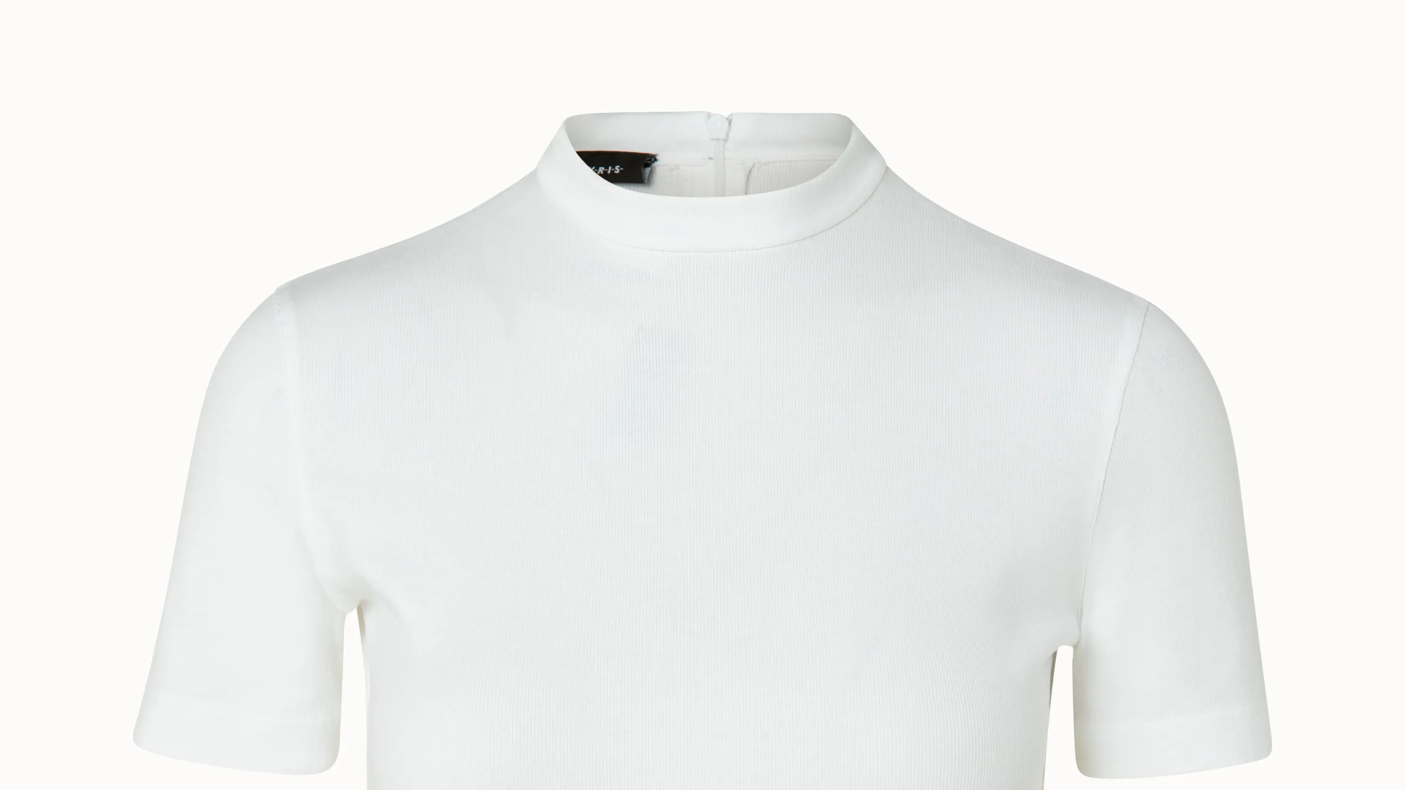 Cotton Ribbed Jersey Top