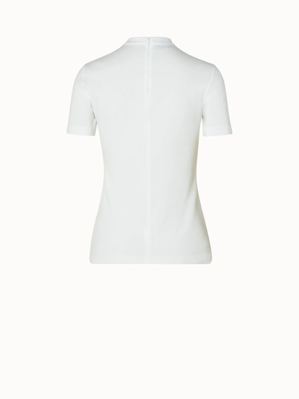 Cotton Ribbed Jersey Top