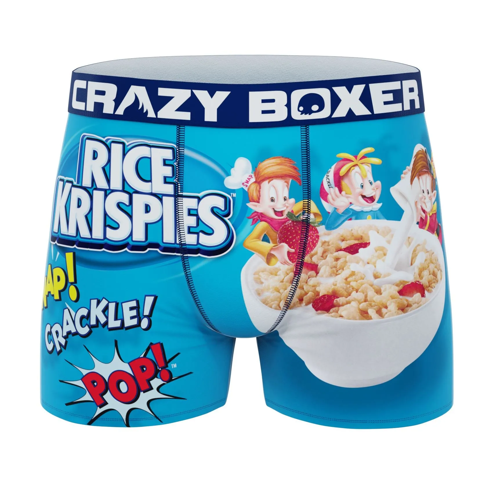 CRAZYBOXER Kellogg's Rice Krispies Cereal Box Men's Boxer Briefs
