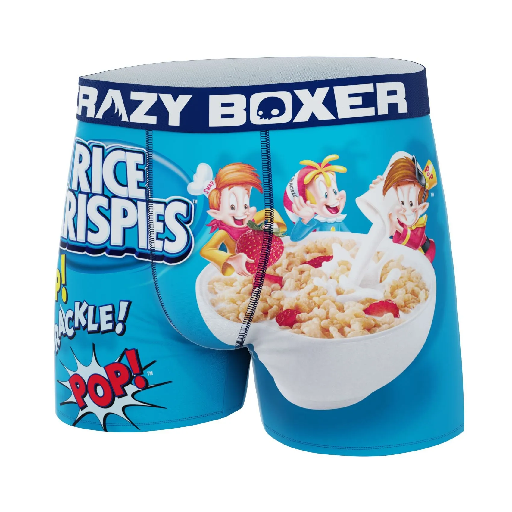 CRAZYBOXER Kellogg's Rice Krispies Cereal Box Men's Boxer Briefs
