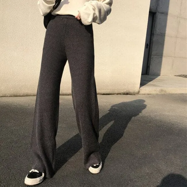 DressBetty - Winter Thicken Women Pencil Pants Soft Good Fabric Cotton Streetwear Wool Pants Female Autumn High Waist Trousers Capris