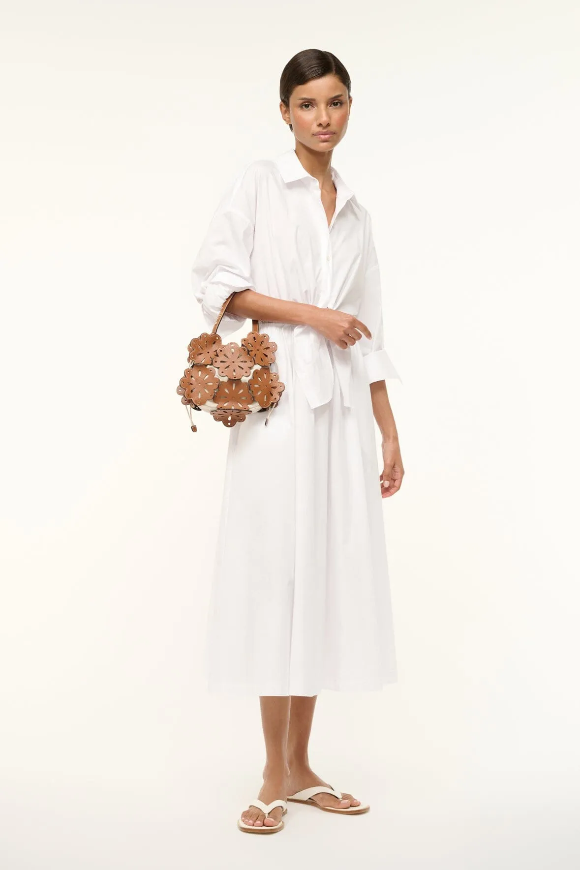FLORA BASKET BAG | TAN