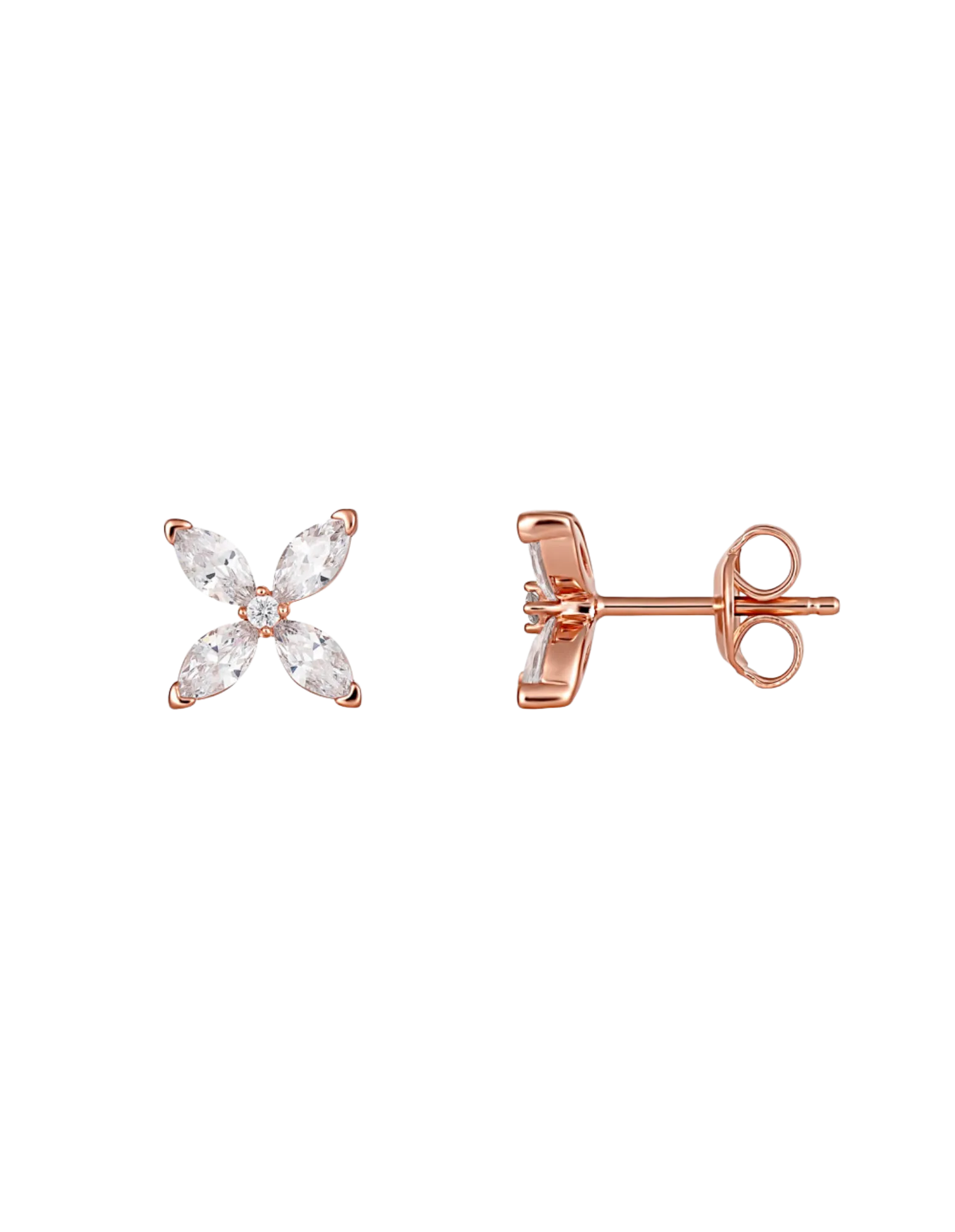 Georgini Heirloom Favoured Earrings - Rose Gold