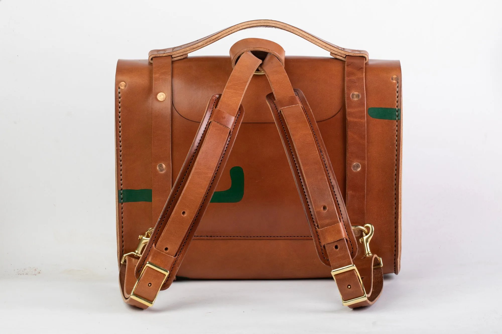 Hand Painted Porter Satchel // Buck Brown