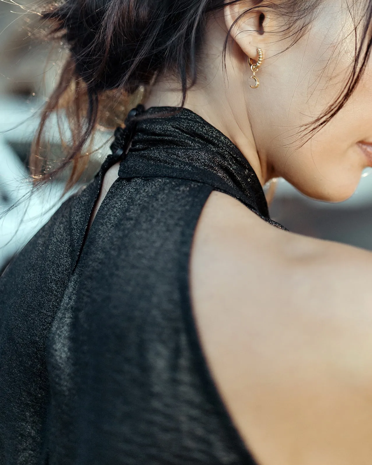 Henna Halterneck | Black/Gold
