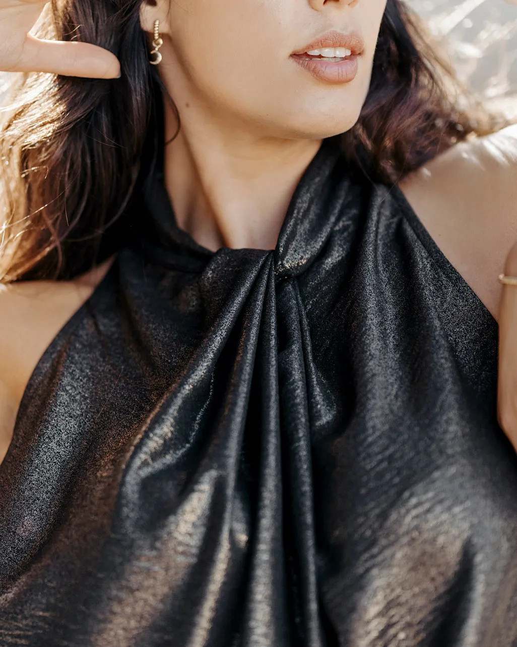 Henna Halterneck | Black/Gold