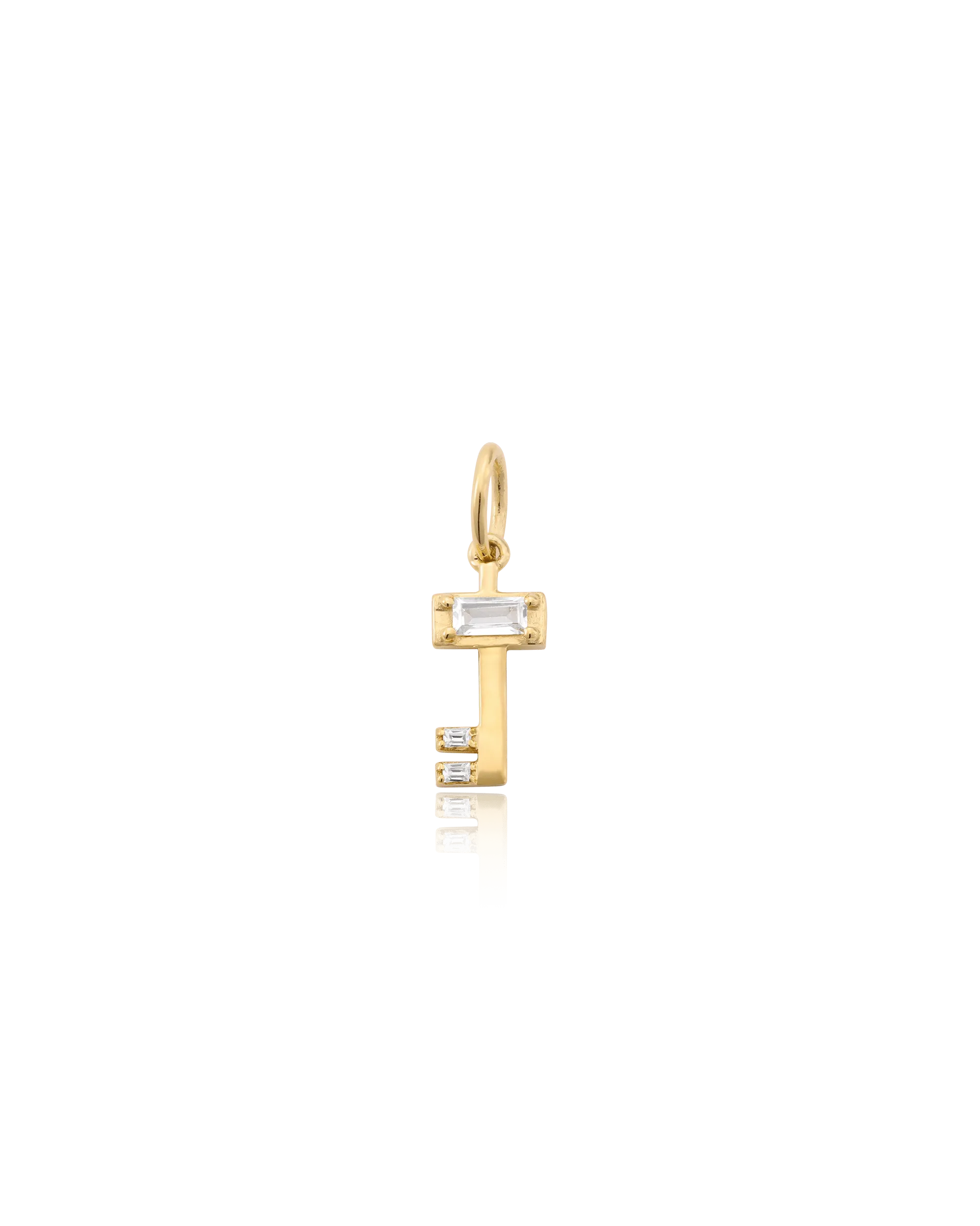 Key Charm - 925 Sterling Silver