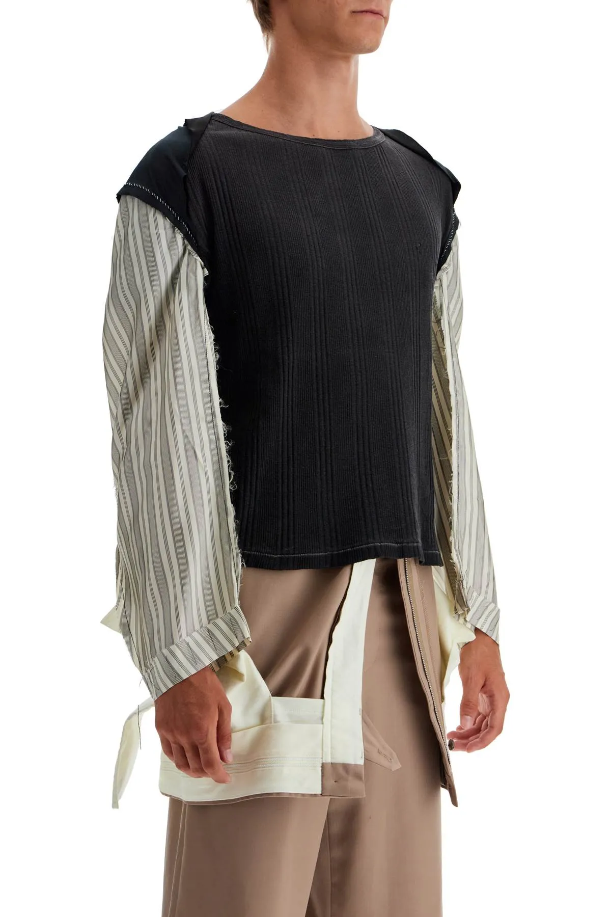 MAISON MARGIELA decorticated sleeve t