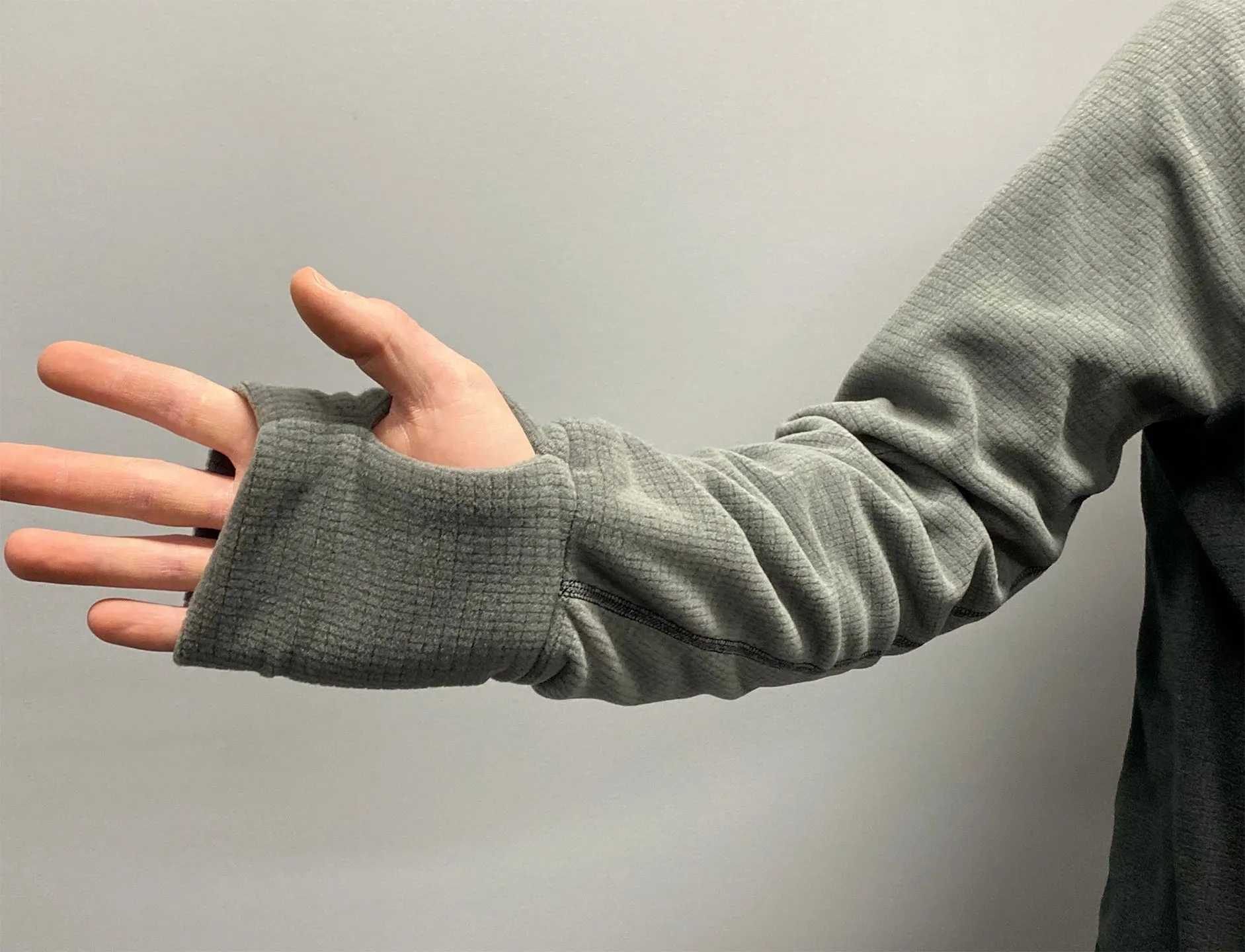 Men's Hoodie - Brown w/ Gray sleeves & hood