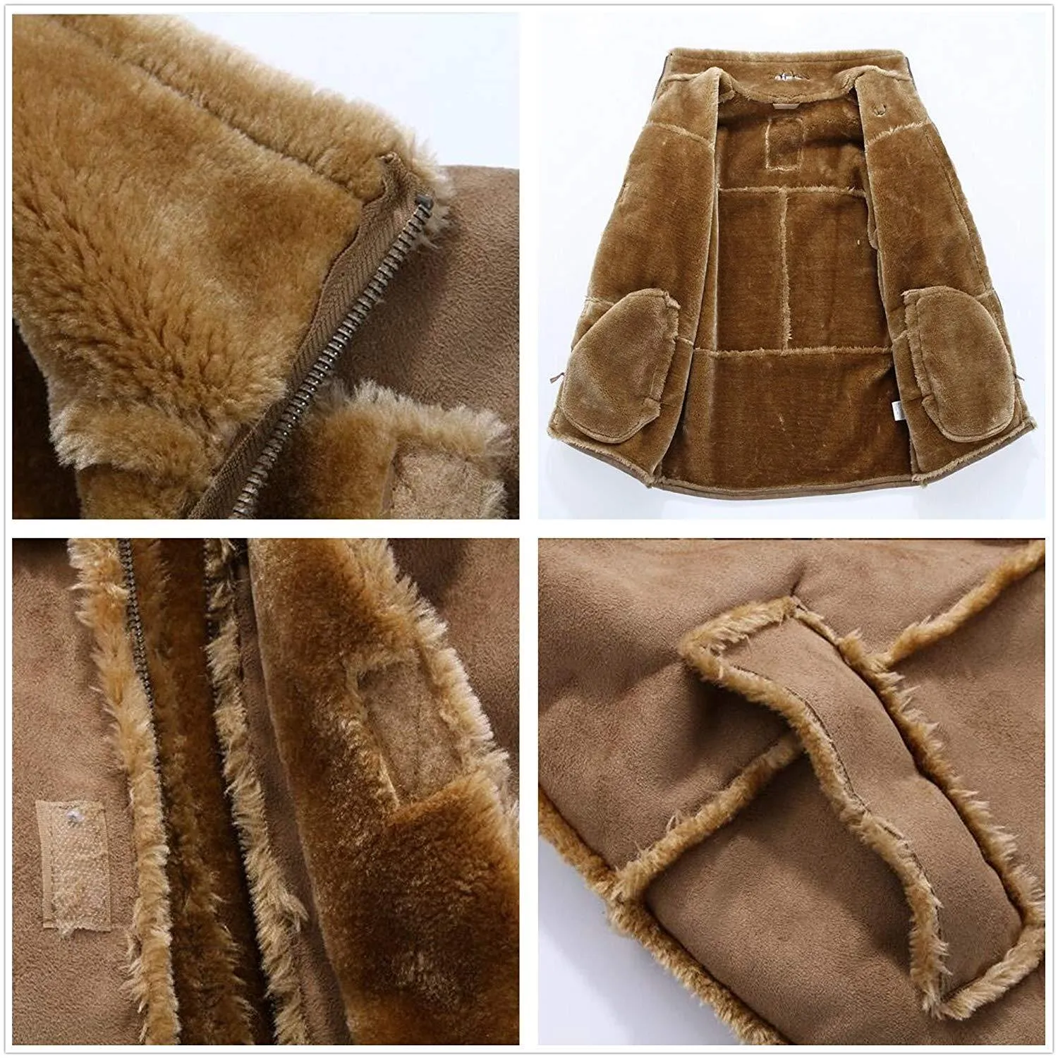 Men's Thicken Winter Suede Jacket