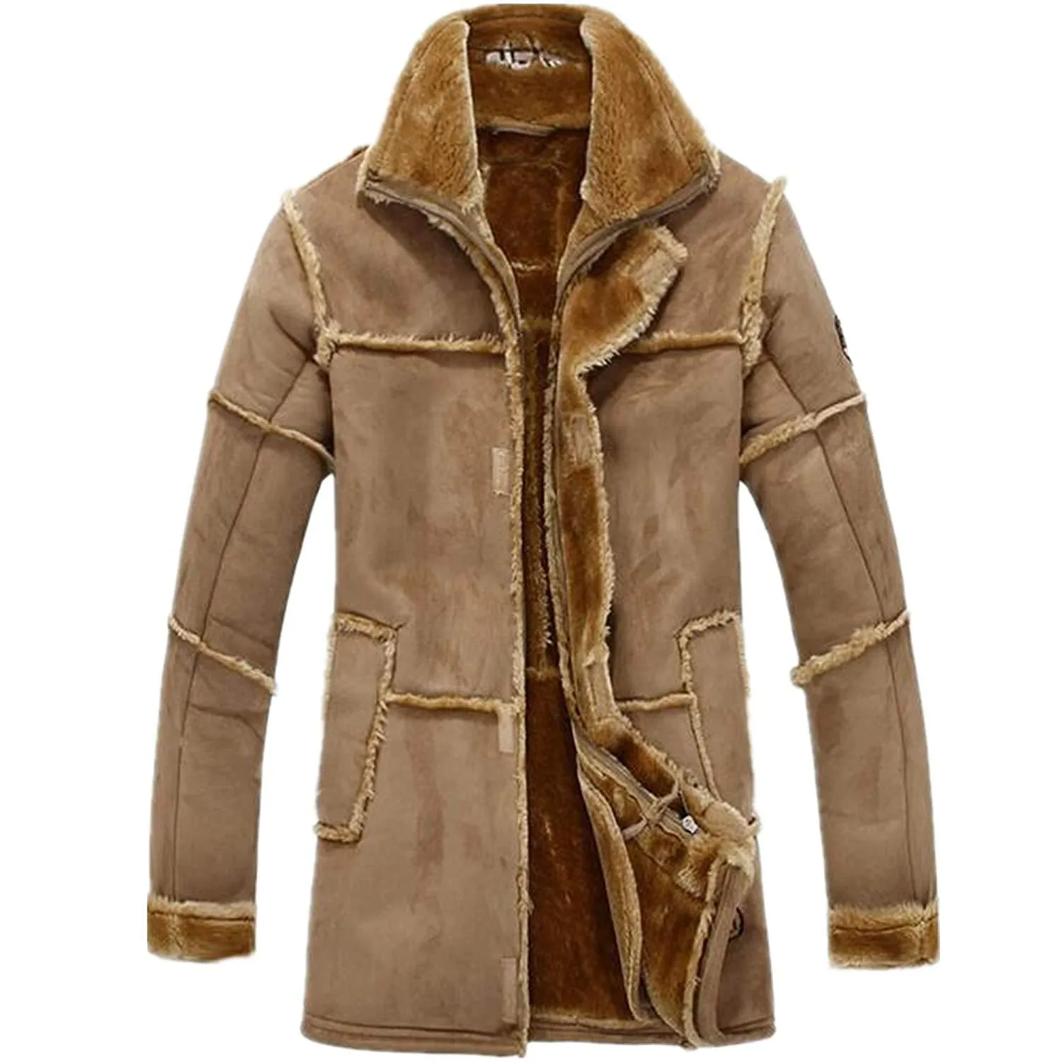 Men's Thicken Winter Suede Jacket