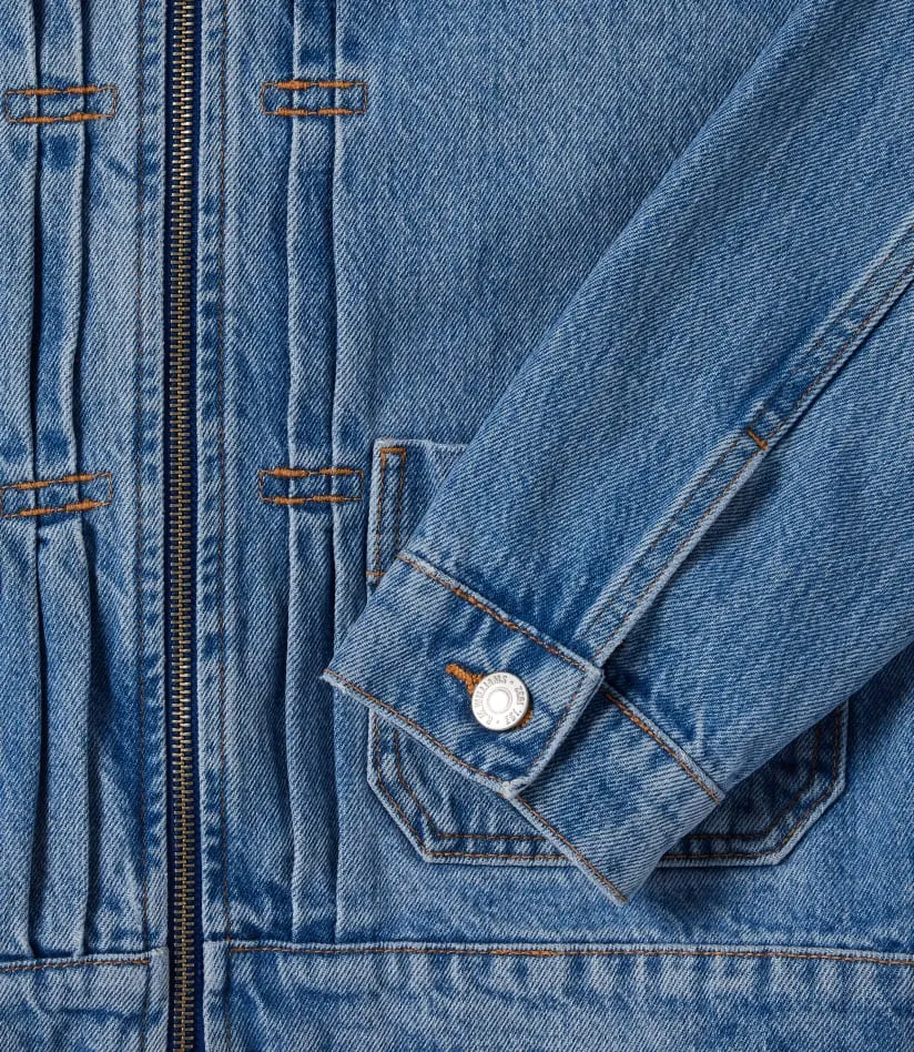 Mile Denim Jacket - Light Indigo Wash
