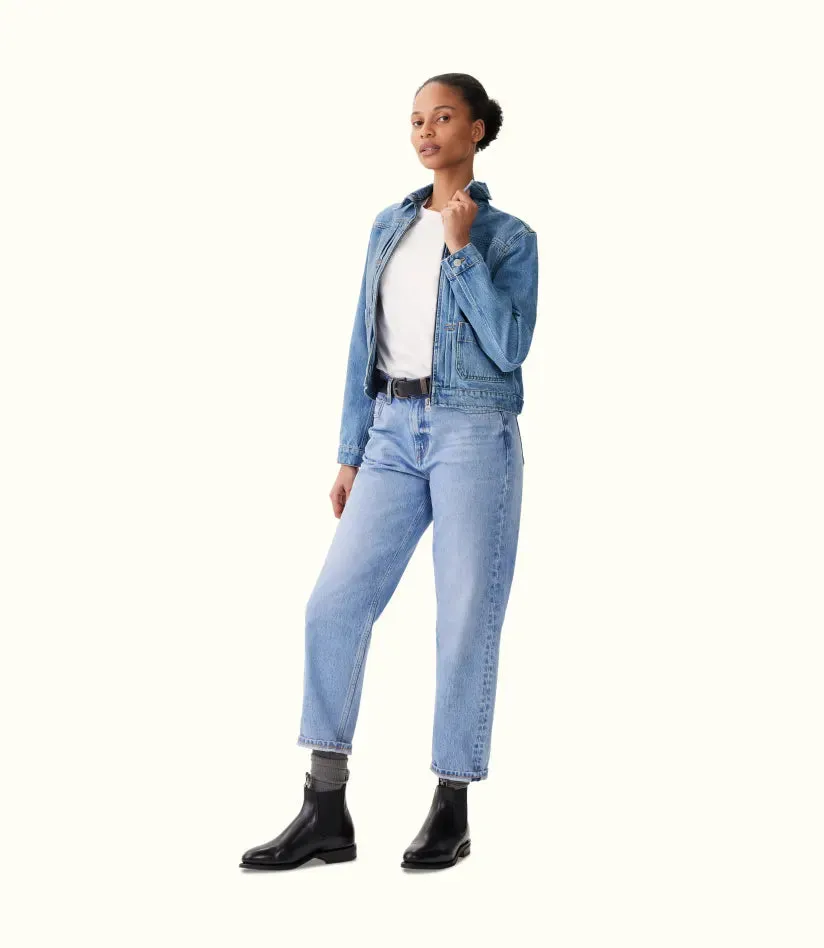 Mile Denim Jacket - Light Indigo Wash