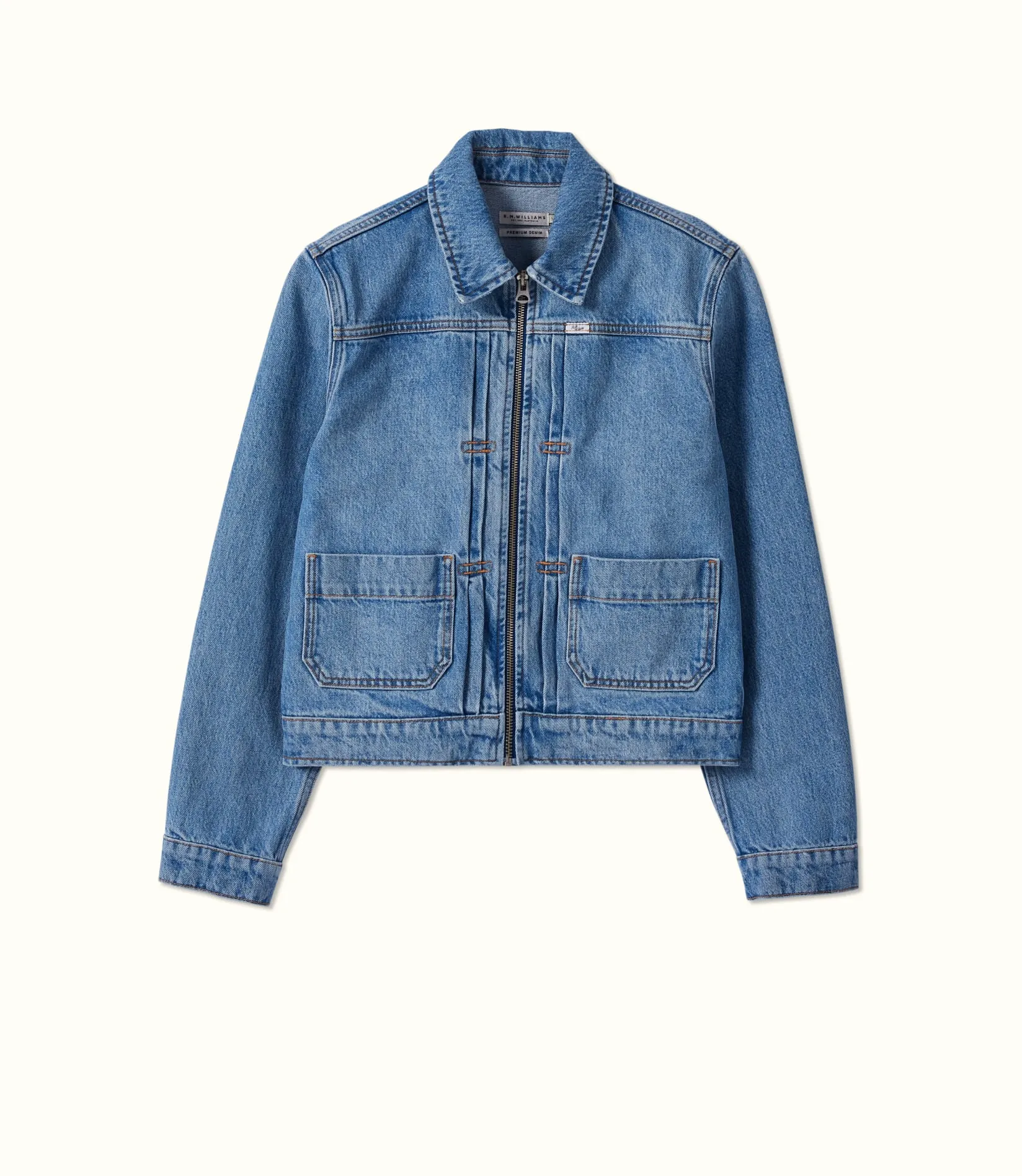 Mile Denim Jacket - Light Indigo Wash