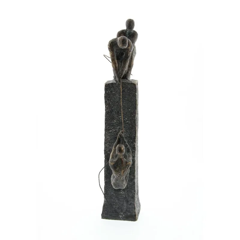 Pierreje Polystone Three Men Rope Figurine