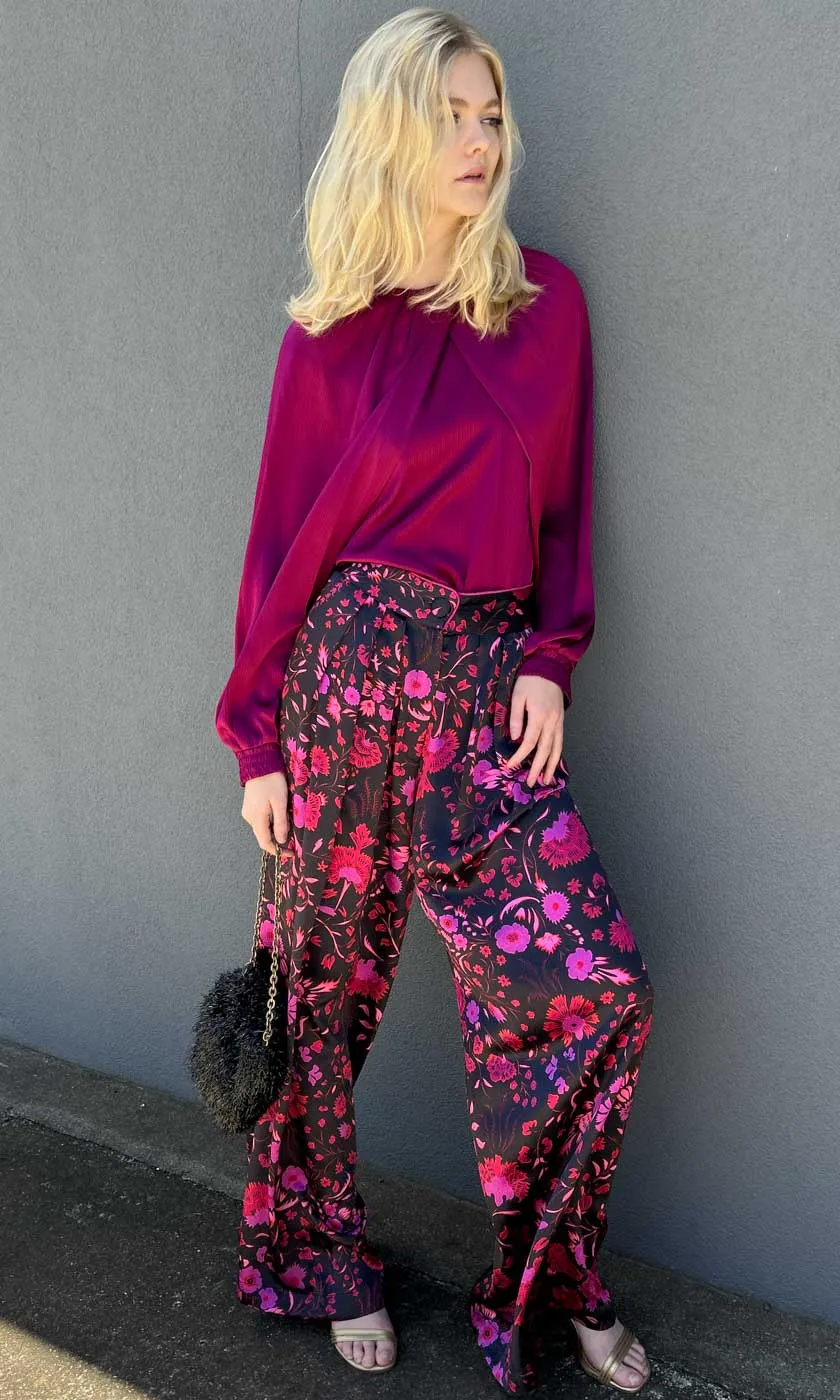 Sabina Musayev Damaris Pants - Black Print