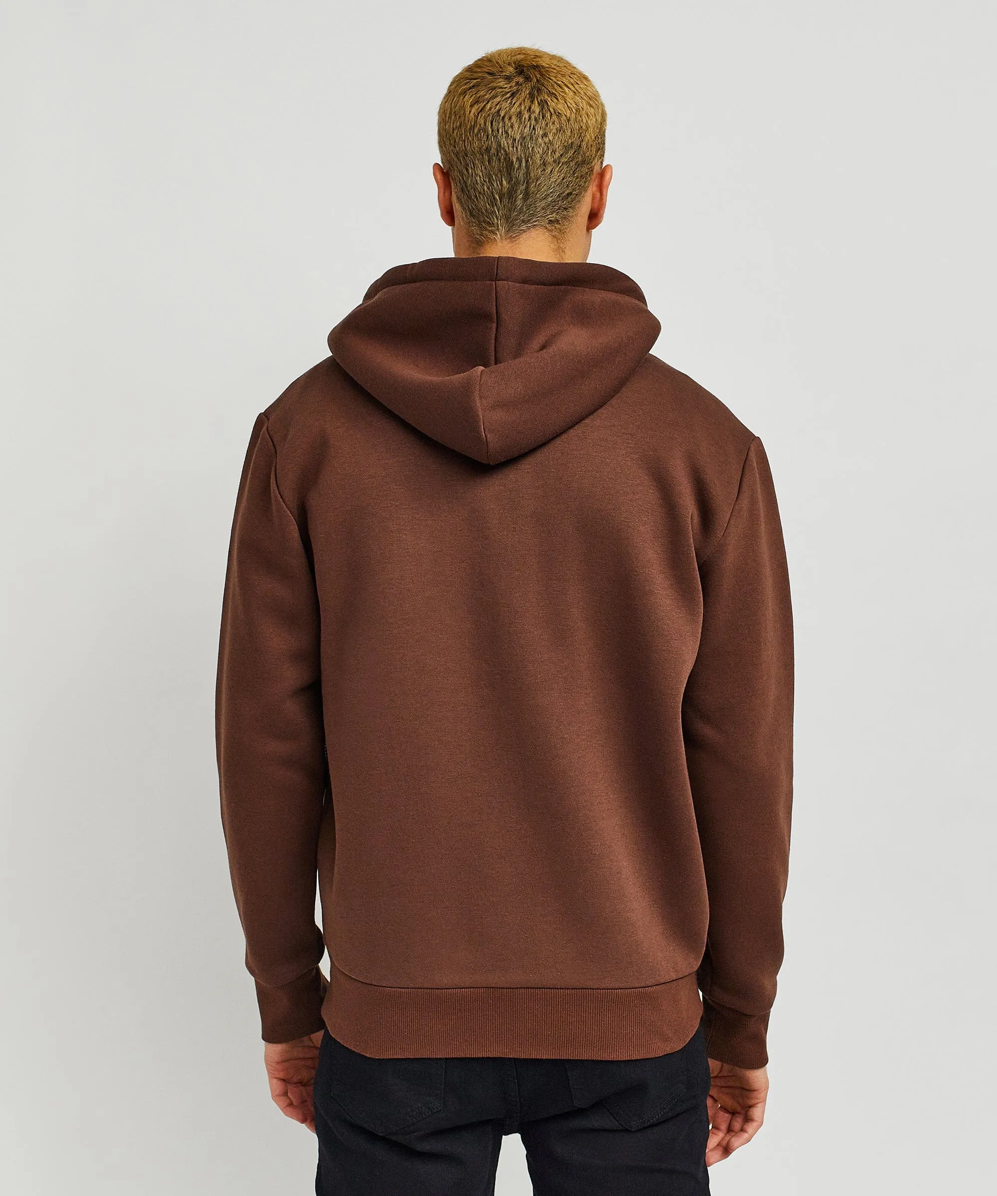Trenches Fleece Utility Hoodie - Brown