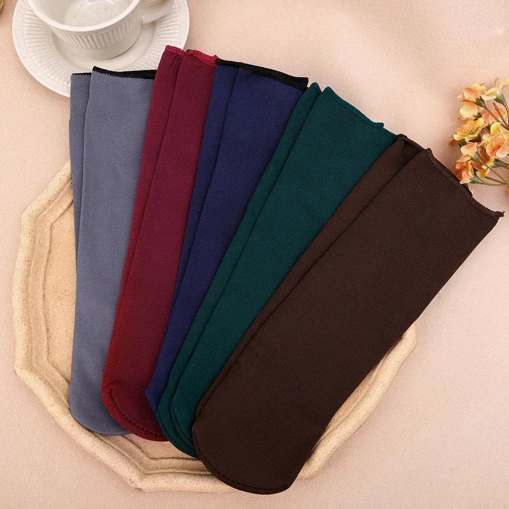 Winter Warm Women Socks Soft Thicken Thermal Plush Socks Girls Solid Color Velvet Wool Snow Boots Floor Socks Home Sleeping Sock