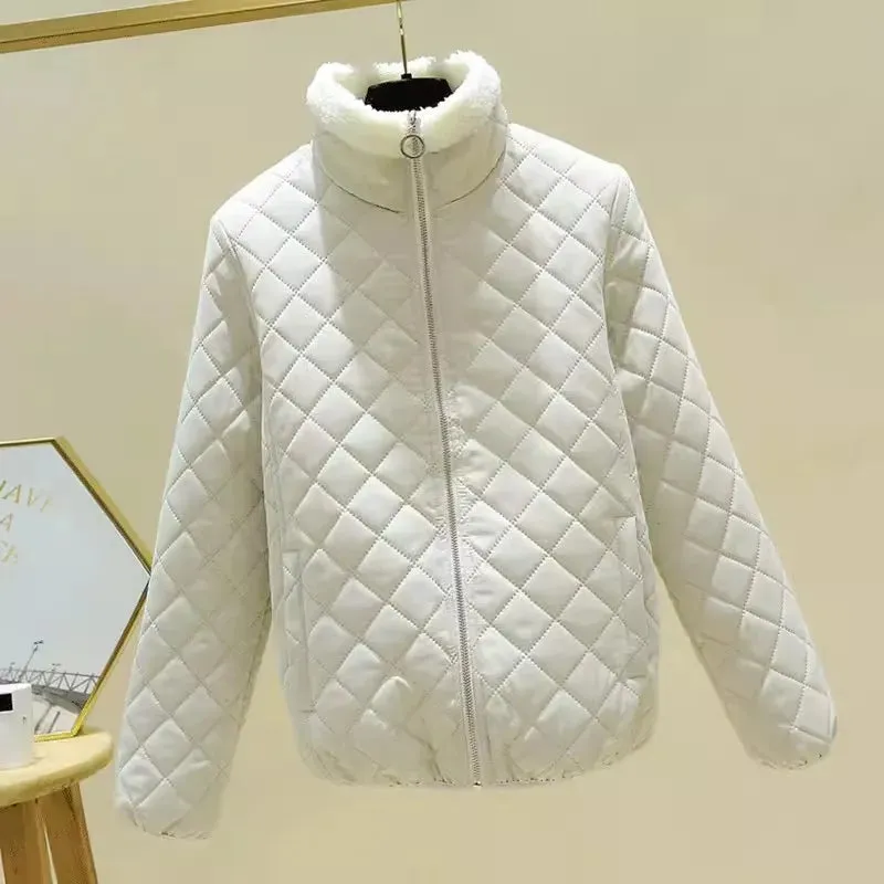 Women Jacket Black 2023 New Winter Female Korean Fleece Cotton Outcoat Padded Jacket Women Coat Thicken Hooded Parka Ladies 2778