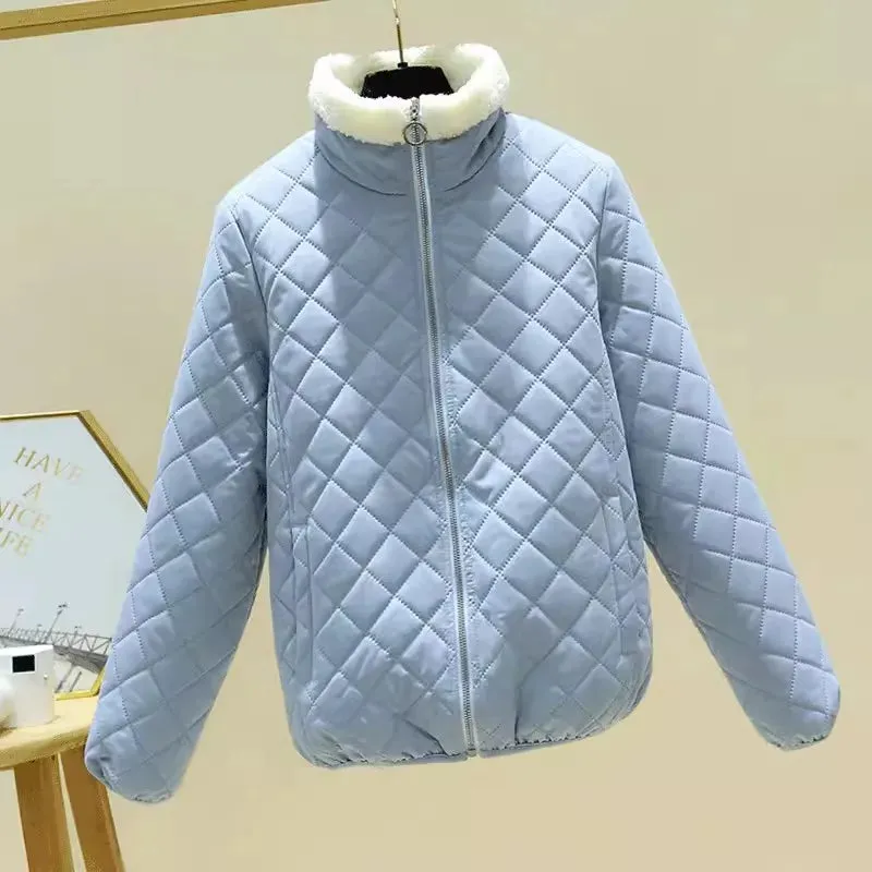 Women Jacket Black 2023 New Winter Female Korean Fleece Cotton Outcoat Padded Jacket Women Coat Thicken Hooded Parka Ladies 2778