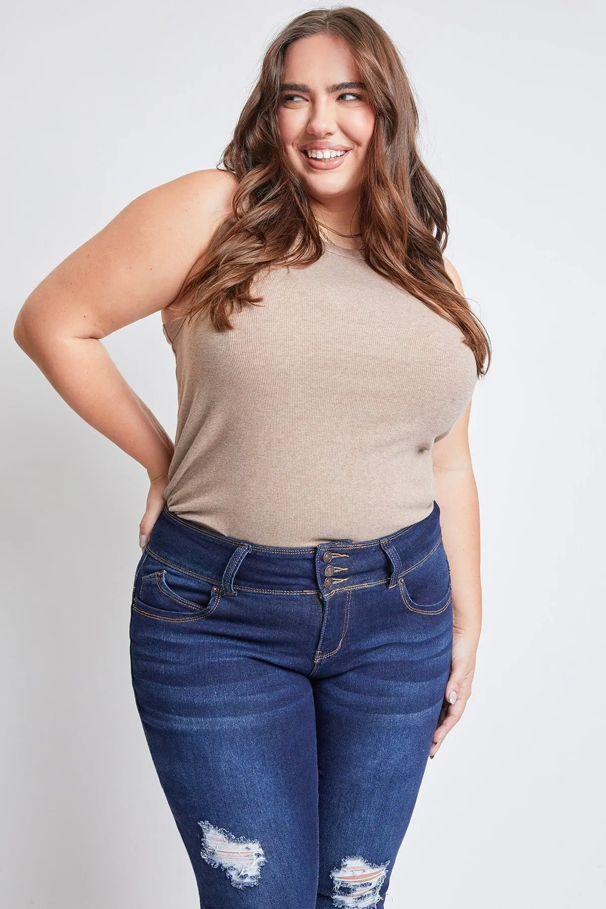 Women's Plus Size Sustainable WannaBettaButt Skinny Jeans