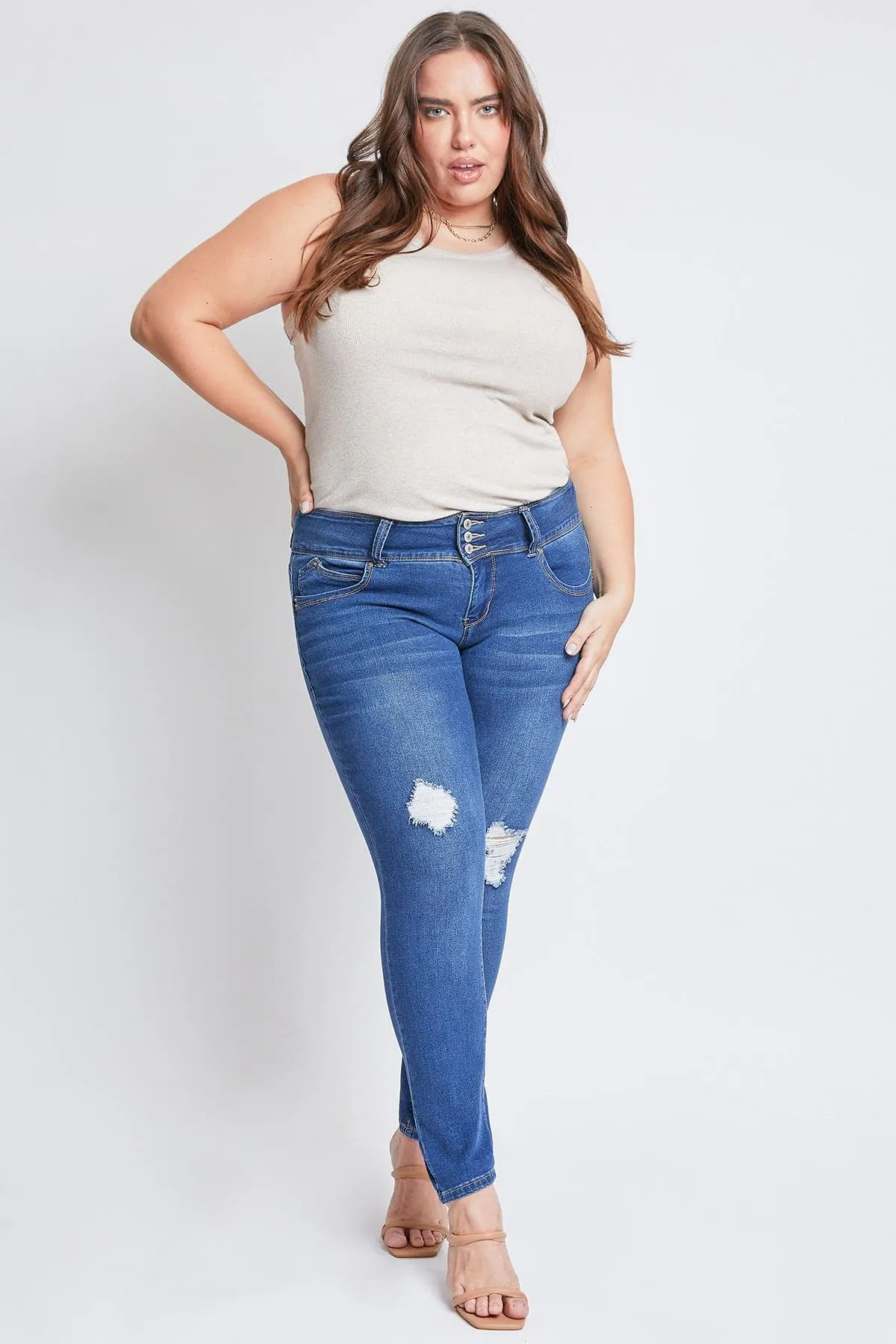 Women's Plus Size Sustainable WannaBettaButt Skinny Jeans