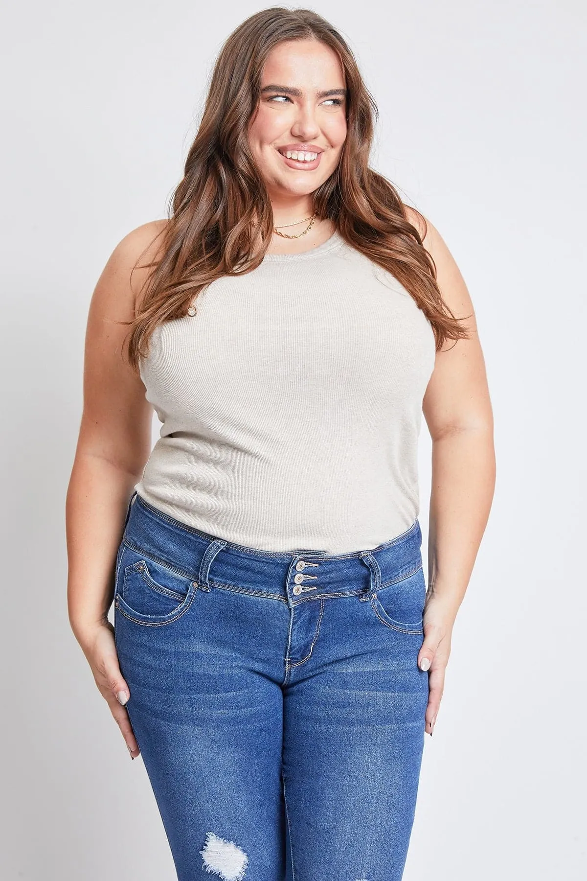 Women's Plus Size Sustainable WannaBettaButt Skinny Jeans