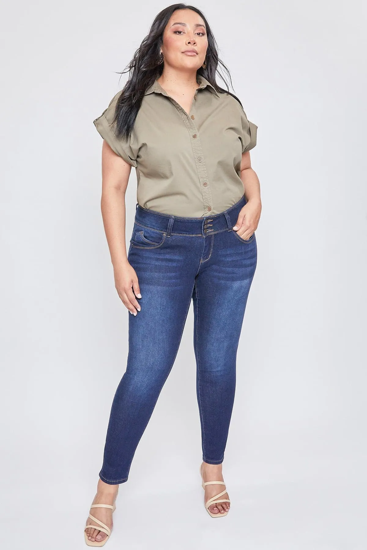 Women's Plus Size Sustainable WannaBettaButt Skinny Jeans
