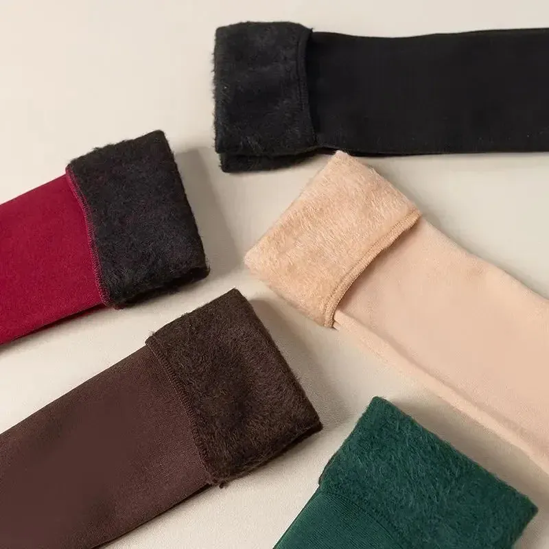 Women's Winter Boots Thermal Socks Velvet Thicken Wool Fleece Snow Stocking Soft Sleeping Home Floor Harajuku Medium Tube Sock